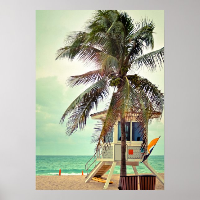 Lifeguard Station |Florida Poster (Front)