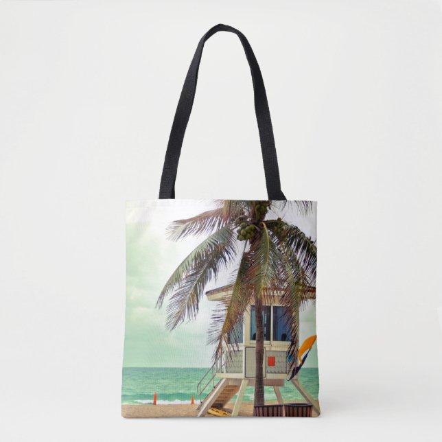 Lifeguard Station |Florida Tote Bag (Front)