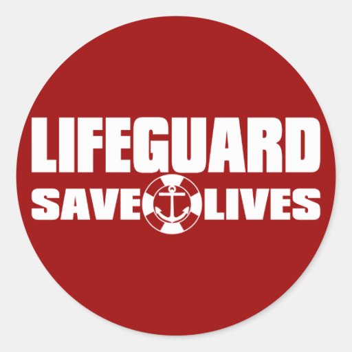 LIFEGUARD ROUND STICKERS