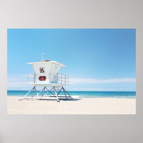 Lifeguard tower Carlsbad 35 Poster