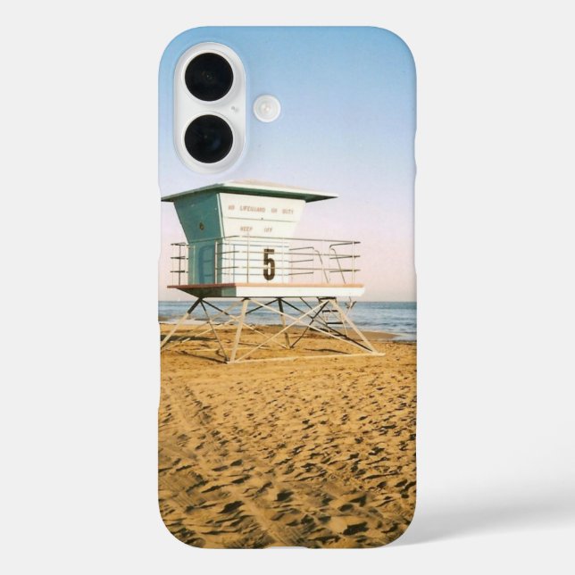 Lifeguard Tower in Santa Cruz Case-Mate iPhone Case (Back)
