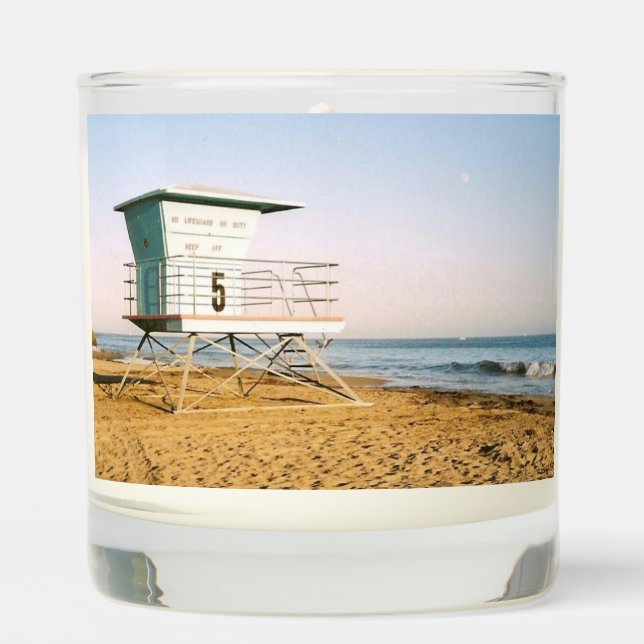 Lifeguard Tower in Santa Cruz Scented Candle (Front)