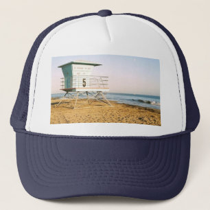 Lifeguard Tower in Santa Cruz Trucker Hat