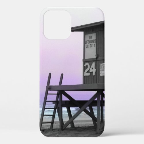 Lifeguard Tower Newport Tinted iPhone 12 Case
