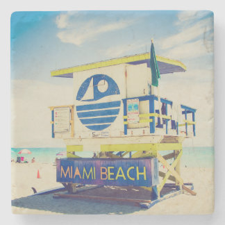 Lifeguard Tower | South Beach, Miami, Fl Stone Coaster