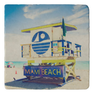 Lifeguard Tower   South Beach, Miami, Fl Trivet
