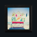 Lifeguard Tower | South Beach, Miami Gift Box<br><div class="desc">Lifeguard tower,  South Beach,  Miami,  Florida,  USA</div>