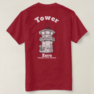 Lifeguard Tower Zero - Huntington Beach Pier  T-Shirt