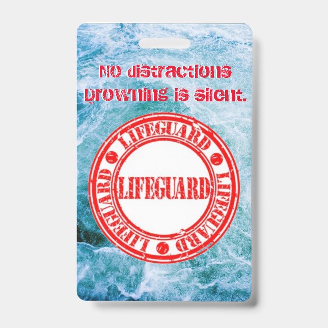 Lifeguard/Water Watcher Badge (Front)