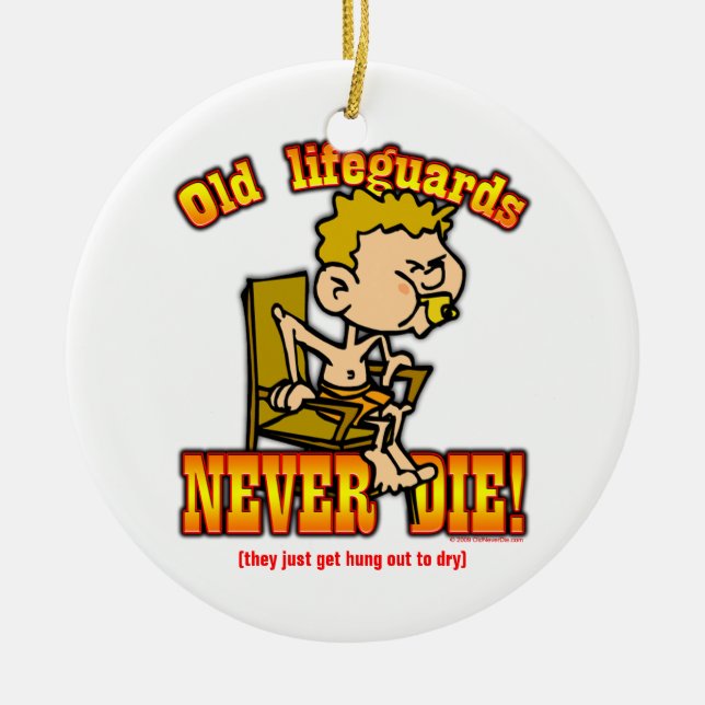 Lifeguards Ceramic Ornament (Front)