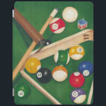 Lifelike Billiards Table with Balls and Chalk iPad Smart Cover<br><div class="desc">Rack 'em up with this spectacular painting of a billiards table by Jennifer Goldberger. The balls look new, the felt looks immaculate, and the chalk has already been applied to the cue sticks. Hang this in your home, or gift it to a friend or loved one who enjoys a game...</div>