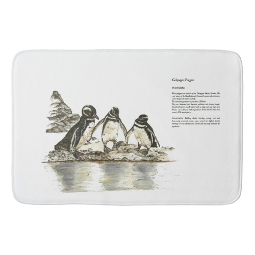 Lifelike Eye catching Endangered Marine life  Bath Mat