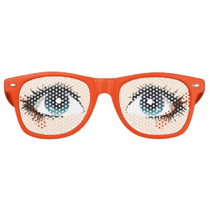Lifelike Open Eyes Party Sunglasses
