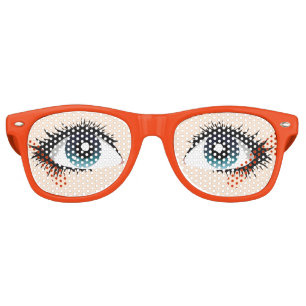 Lifelike Open Eyes Party Sunglasses