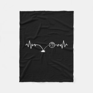 Lifeline basketball bounce design fleece blanket
