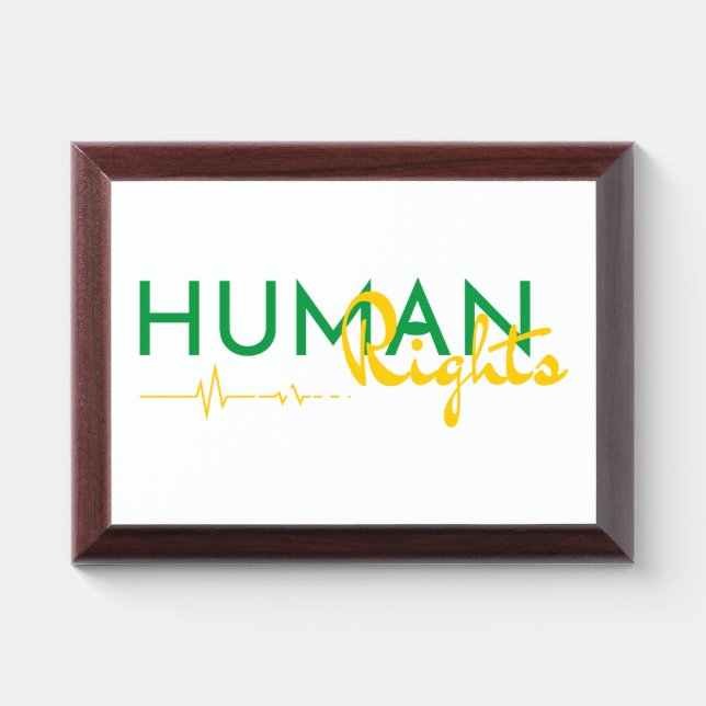 Lifeline to Human Rights Award Plaque (Horizontal)