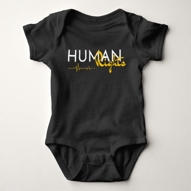 Lifeline to Human Rights Baby Bodysuit (Front)