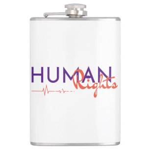Lifeline to Human Rights Flask