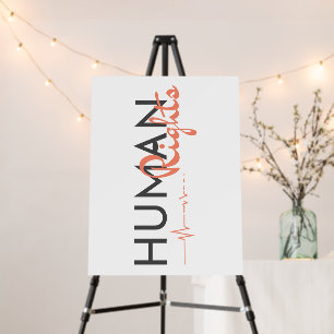 Lifeline to Human Rights Foam Board