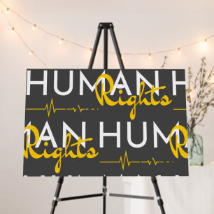 Lifeline to Human Rights Foam Board