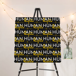 Lifeline to Human Rights Foam Board