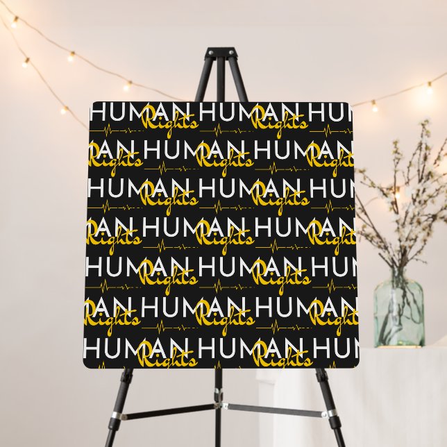 Lifeline to Human Rights Foam Board (In Situ (Stand))
