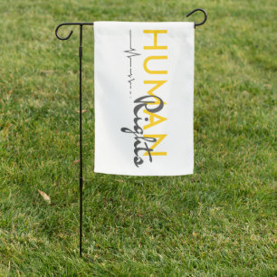 Lifeline to Human Rights Garden Flag