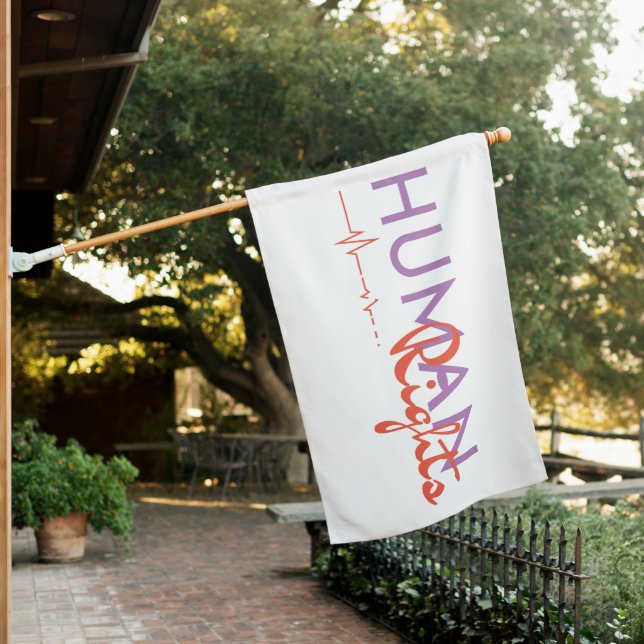 Lifeline to Human Rights House Flag (In SItu)