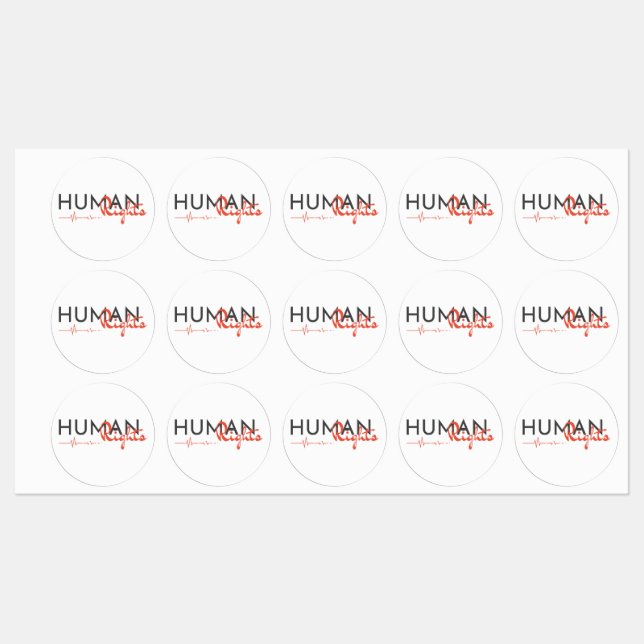 Lifeline to Human Rights Labels (Sheet)