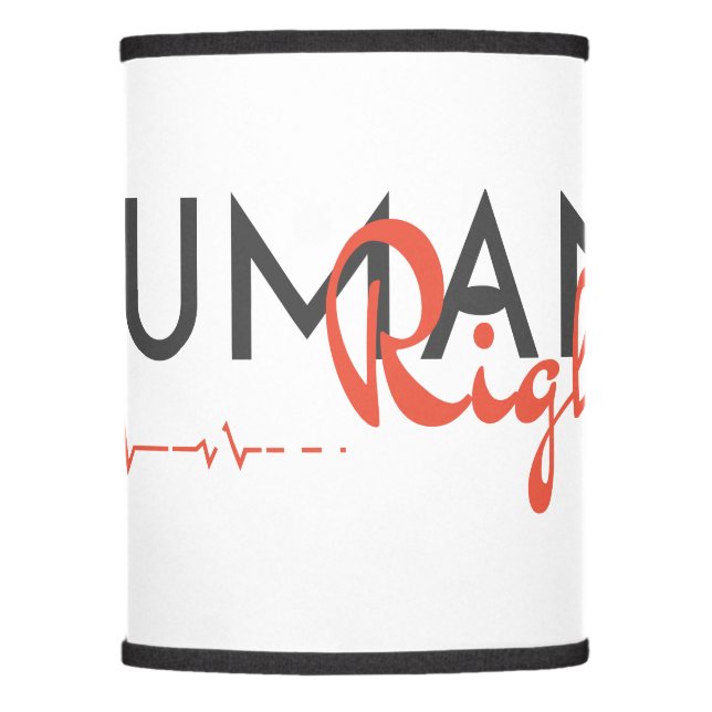 Lifeline to Human Rights Lamp Shade (Front)