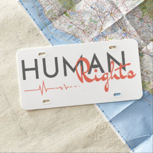 Lifeline to Human Rights License Plate
