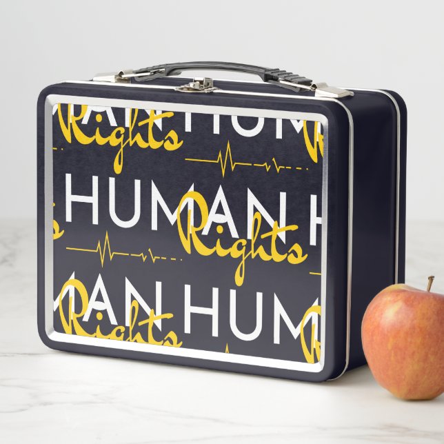 Lifeline to Human Rights Metal Lunch Box (In Situ)