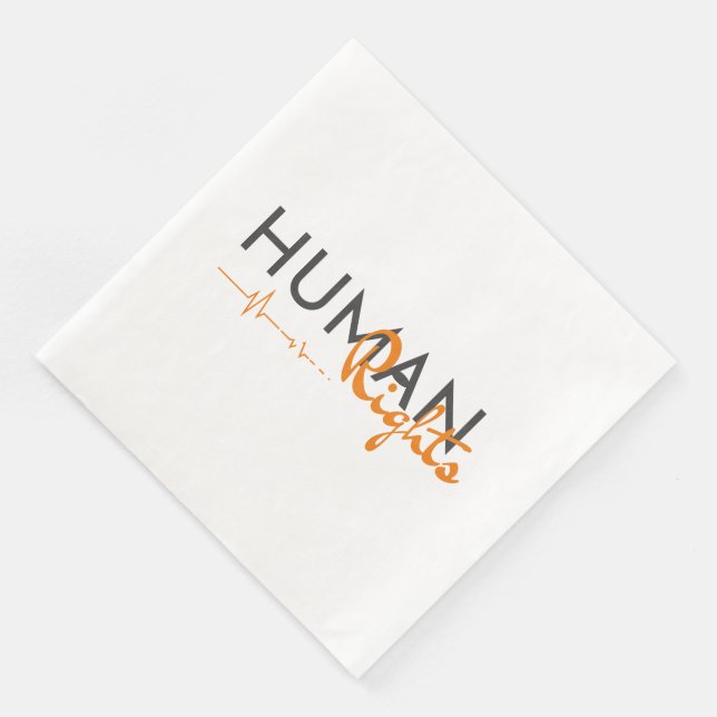 Lifeline to Human Rights Paper Dinner Napkins (Corner)