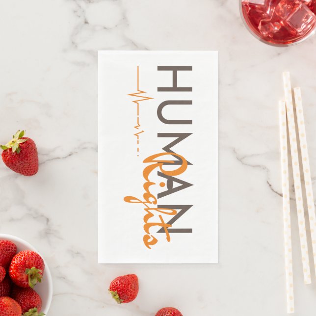Lifeline to Human Rights Paper Guest Towels (Insitu)