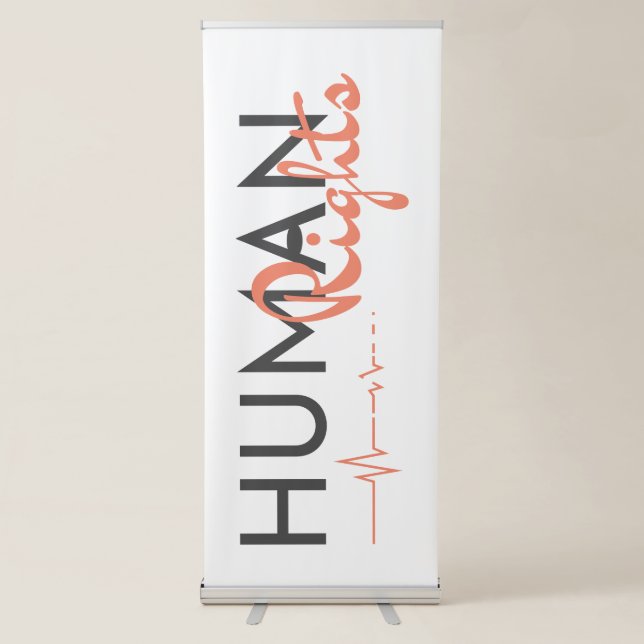 Lifeline to Human Rights Retractable Banner (Front)