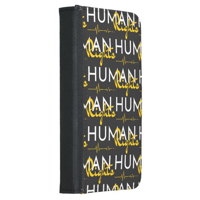 Lifeline to Human Rights Samsung Galaxy Wallet Case (Right)