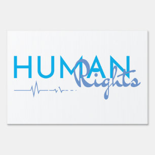 Lifeline to Human Rights Sign