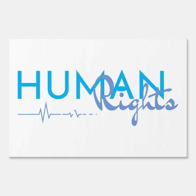 Lifeline to Human Rights Sign (Front)