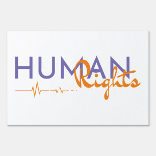 Lifeline to Human Rights Sign