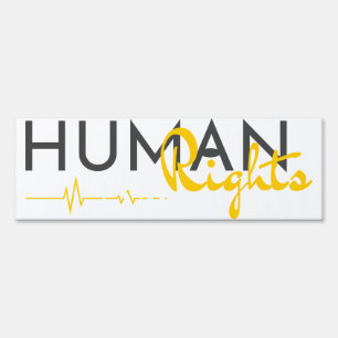 Lifeline to Human Rights Sign