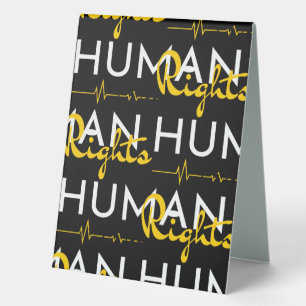 Lifeline to Human Rights Table Tent