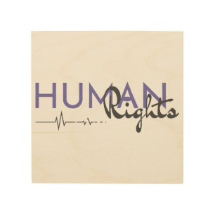 Lifeline to Human Rights Wood Wall Art