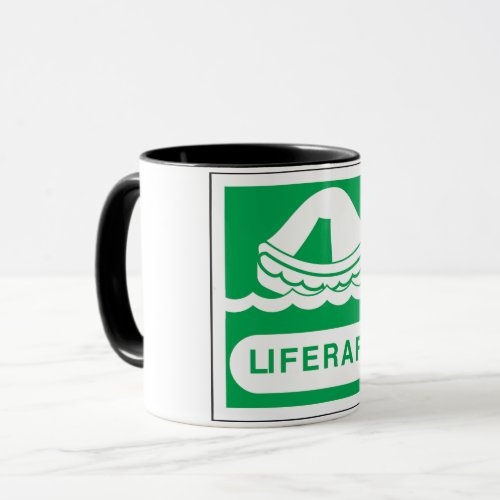 Liferaft Sign Mug
