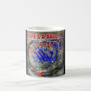 Life's a ball color morph mug