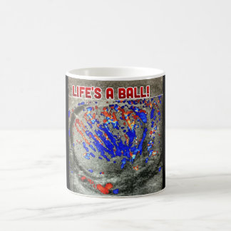 Life's a ball color morph mug 