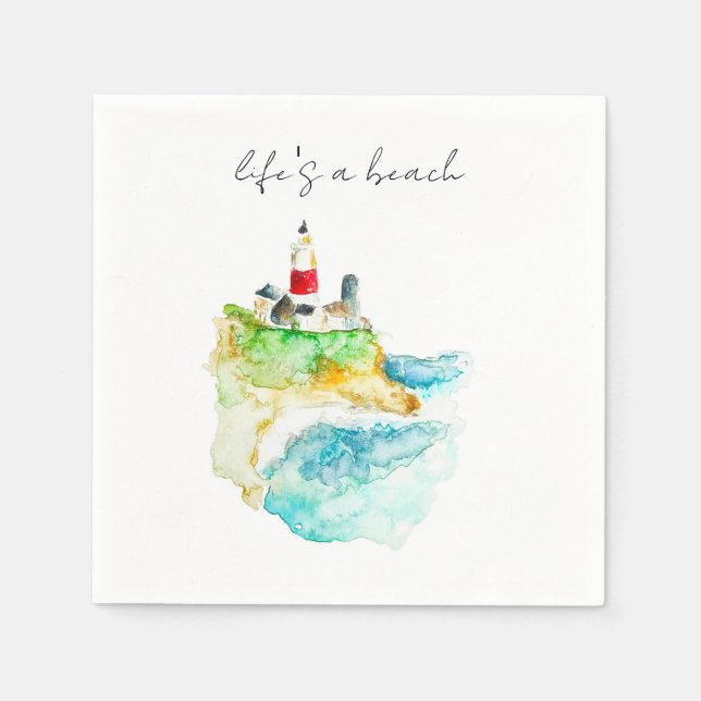 Life's a Beach Napkins (Front)
