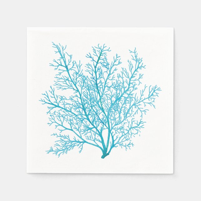 Life's A Beach : Ocean Breeze Paper Napkins (Front)