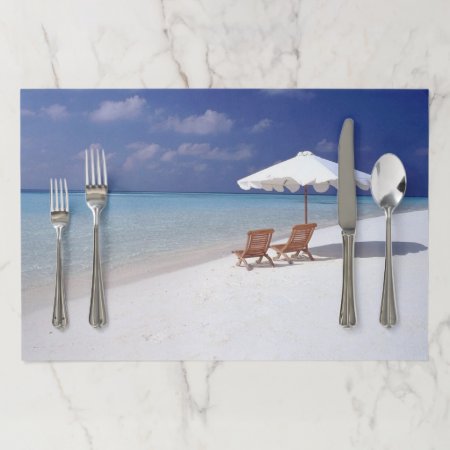 Life's A Beach Paper Placemat