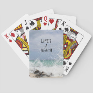 Life's A Beach Poker Cards