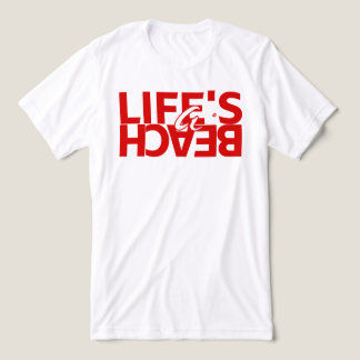 Life's a Beach Women's Summer T-Shirt Tri-Blend Shirt